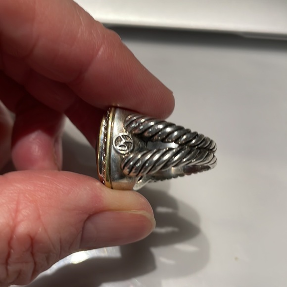 DAVID YURMAN Champagne Citrine Diamond 14mm Albion - Picture 3 of 5